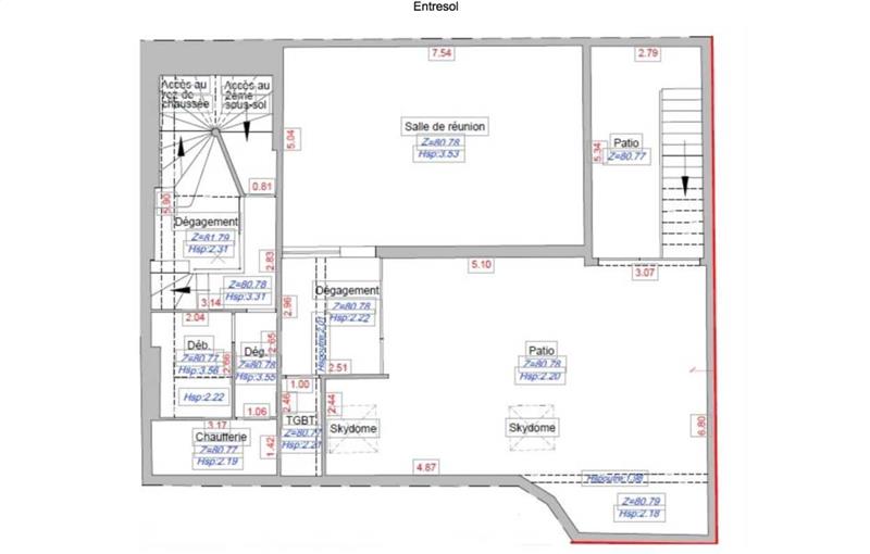 Location de bureau de 469 m² à Suresnes - 92150 plan - 1