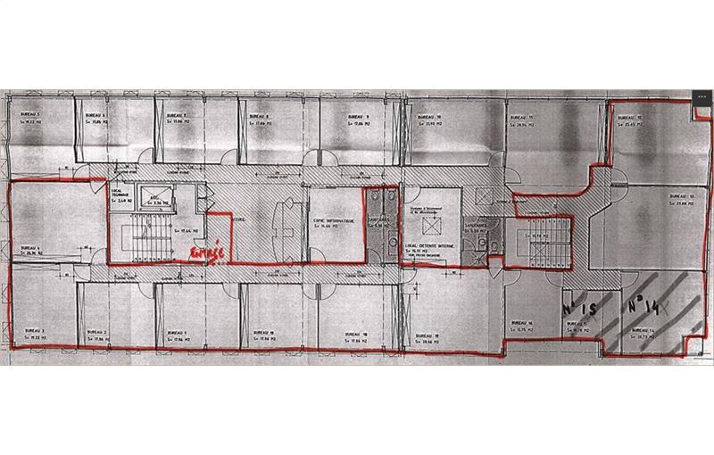 Location de bureau de 290 m² à Toulouse - 31000 plan - 1