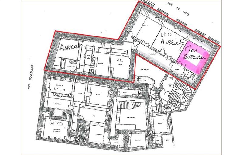 Location de bureau de 93 m² à Toulouse - 31000 plan - 1