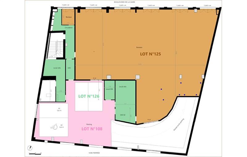 Location de bureau de 400 m² à Toulouse - 31000 plan - 1