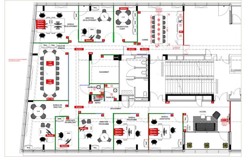 Location de bureau de 314 m² à Toulouse - 31000 plan - 1