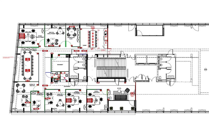 Location de bureau de 314 m² à Toulouse - 31000 plan - 1