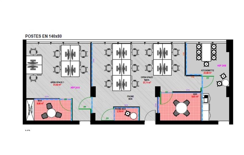 Location de bureau de 349 m² à Toulouse - 31000 plan - 1