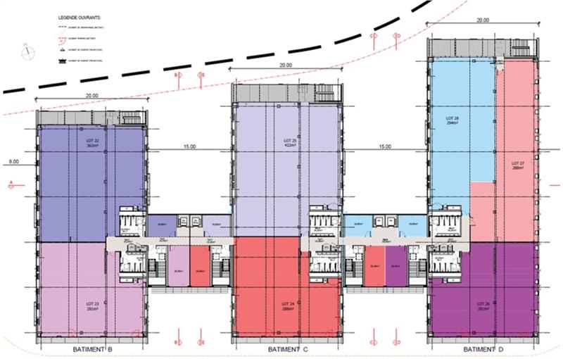 Location de bureau de 7 444 m² à Toulouse - 31000 plan - 1