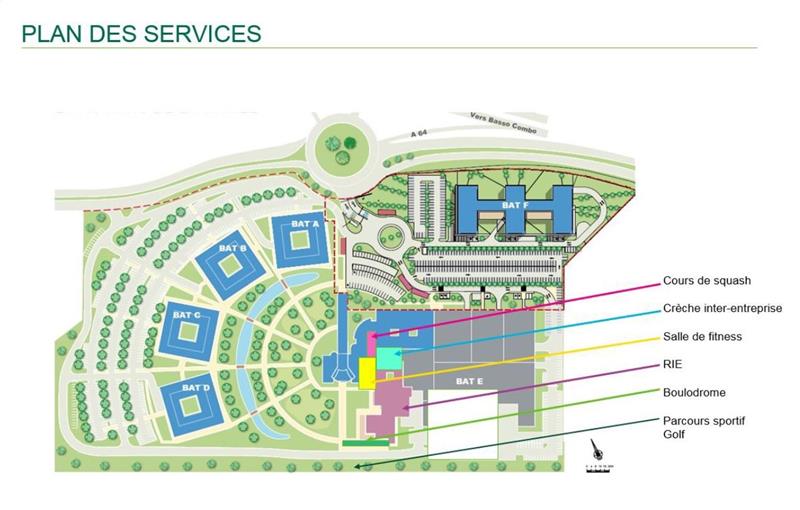 Location de bureau de 2 198 m² à Toulouse - 31000 plan - 1