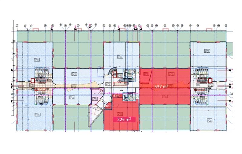 Location de bureau de 539 m² à Toulouse - 31000 plan - 1