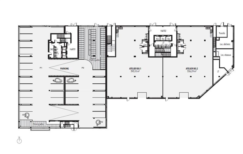 Location de bureau de 10 850 m² à Toulouse - 31000 plan - 1