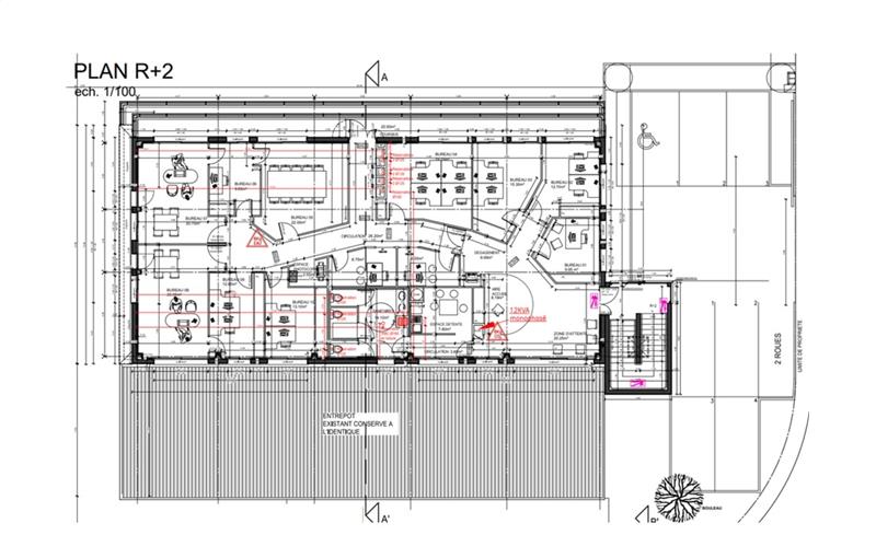 Location de bureau de 261 m² à Toulouse - 31000 plan - 1