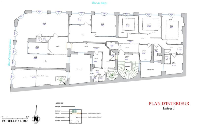 Location de bureau de 112 m² à Toulouse - 31000 plan - 1