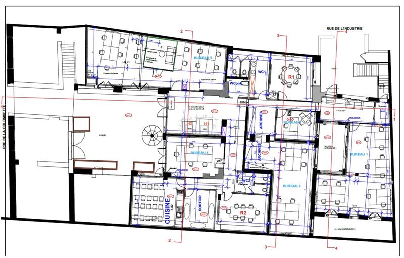 Location de bureau de 380 m² à Toulouse - 31000 plan - 1