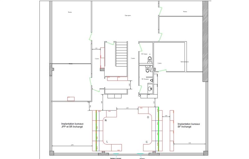 Location de bureau de 668 m² à Toulouse - 31000 plan - 1