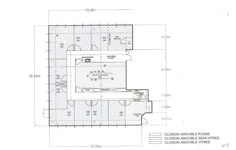 Location de bureau de 249 m² à Toulouse - 31000 plan - 1