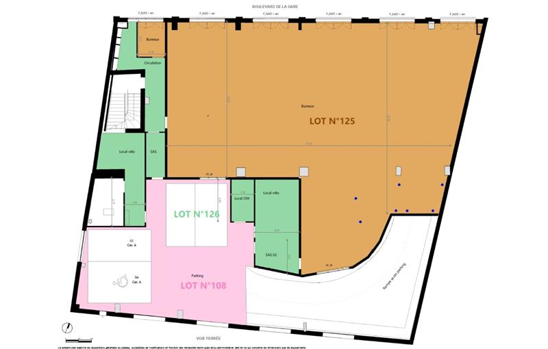 Location de bureau de 400 m² à Toulouse - 31000 plan - 1