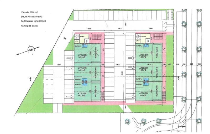 Location de bureau de 1 573 m² à Toulouse - 31000 plan - 1