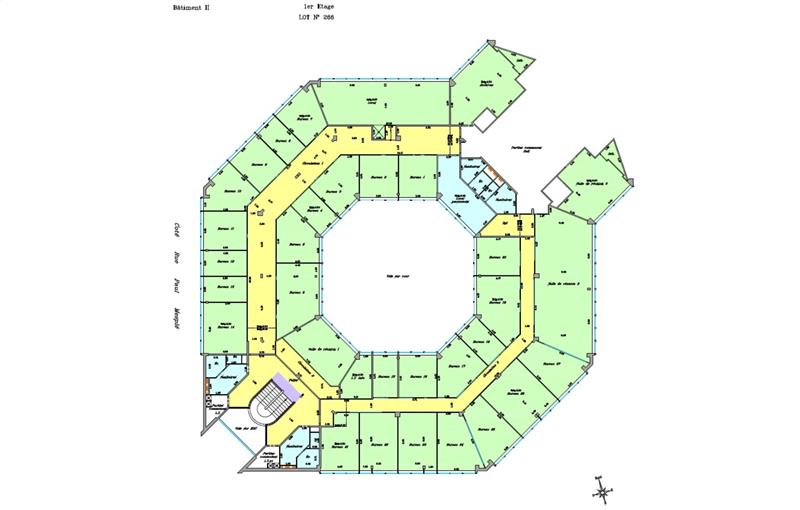 Location de bureau de 1 085 m² à Toulouse - 31000 plan - 1