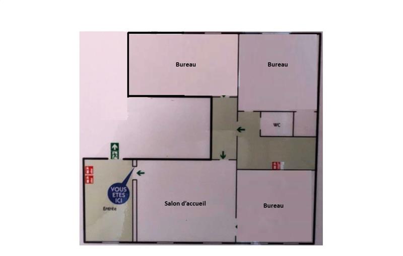 Location de bureau de 95 m² à Toulouse - 31000 plan - 1