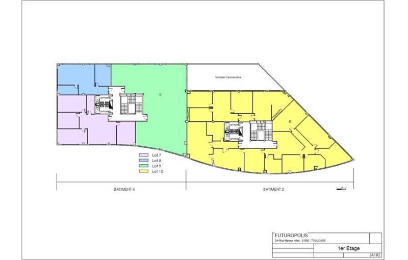 Location de bureau de 482 m² à Toulouse - 31000 plan - 1