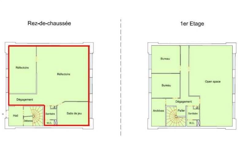 Location de bureau de 130 m² à Trappes - 78190 plan - 1