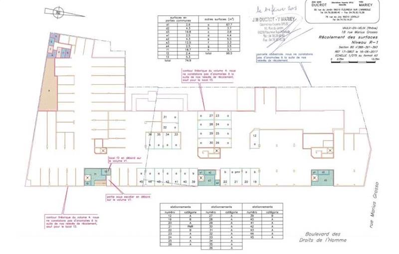 Location de bureau de 993 m² à Vaulx-en-Velin - 69120 plan - 1