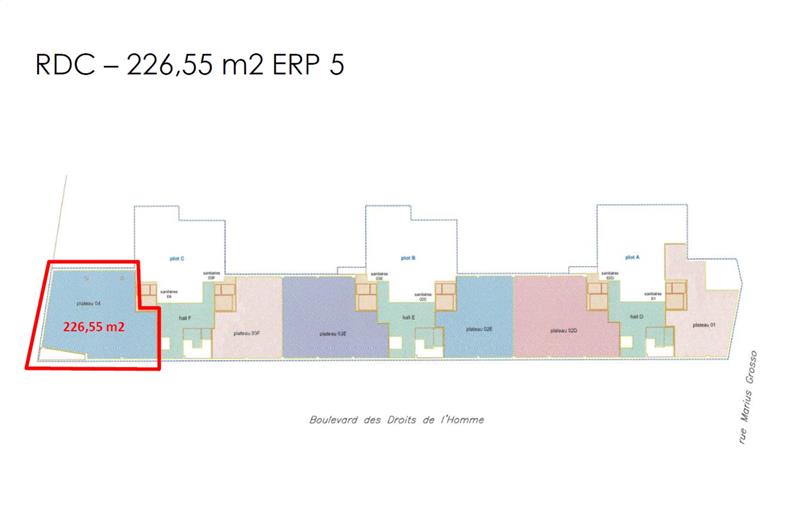 Location de bureau de 993 m² à Vaulx-en-Velin - 69120 plan - 1