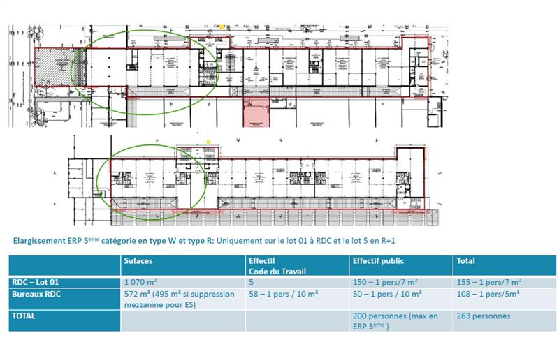 Location de bureau de 8 273 m² à Vaulx-en-Velin - 69120 plan - 1