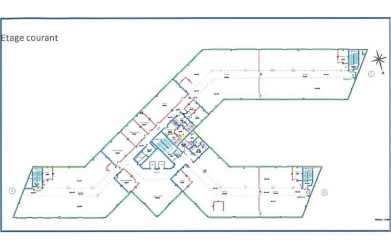 Location de bureau de 2 236 m² à Vélizy-Villacoublay - 78140 plan - 1