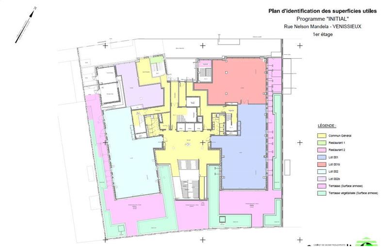 Location de bureau de 1 111 m² à Vénissieux - 69200 plan - 1