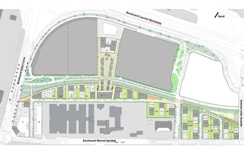 Location de bureau de 1 111 m² à Vénissieux - 69200 plan - 1