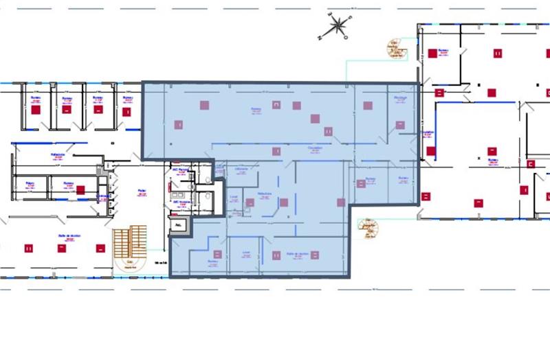 Location de bureau de 374 m² à Vern-sur-Seiche - 35770 plan - 1