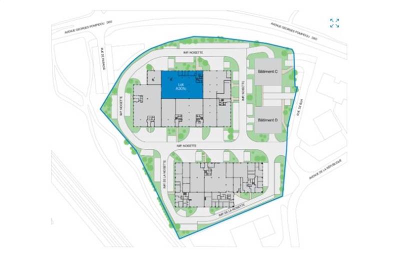 Location de bureau de 2 285 m² à Verrières-le-Buisson - 91370 plan - 1