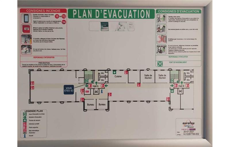 Location de bureau de 788 m² à Versailles - 78000 plan - 1