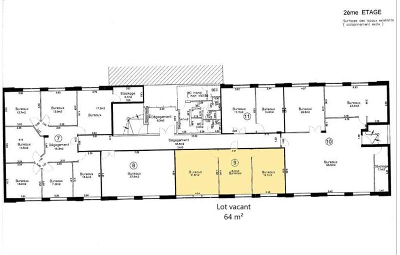 Location de bureau de 259 m² à Versailles - 78000 plan - 1