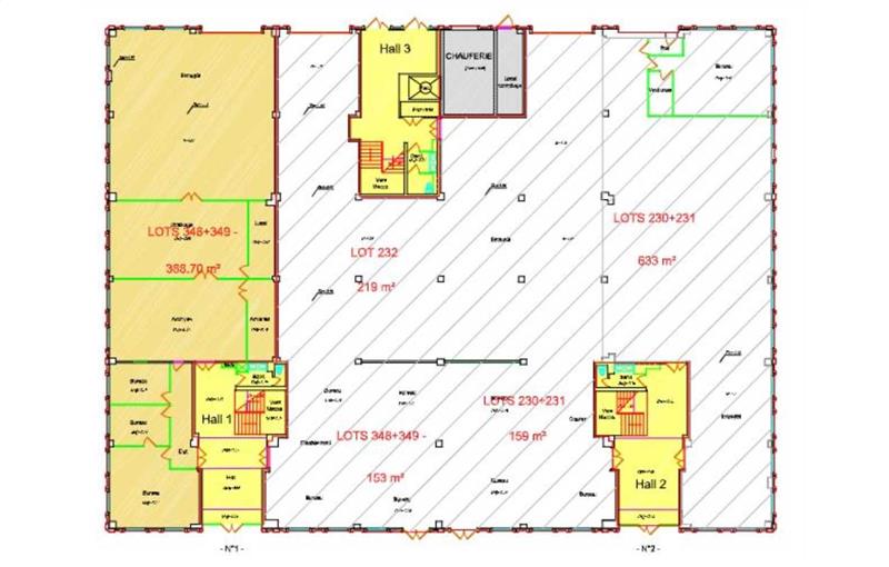 Location de bureau de 1 438 m² à Villebon-sur-Yvette - 91140 plan - 1