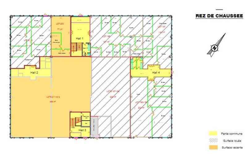 Location de bureau de 958 m² à Villebon-sur-Yvette - 91140 plan - 1