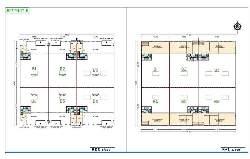 Location de bureau de 455 m² à Villebon-sur-Yvette - 91140 plan - 1