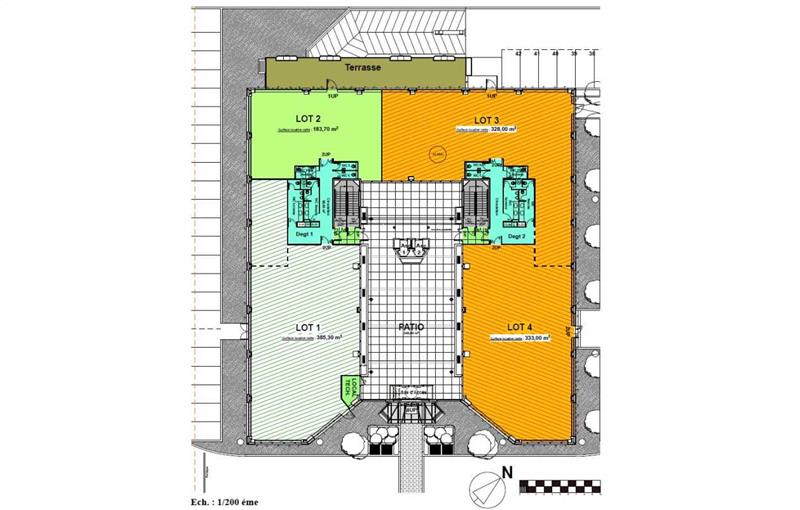 Location de bureau de 2 245 m² à Villebon-sur-Yvette - 91140 plan - 1