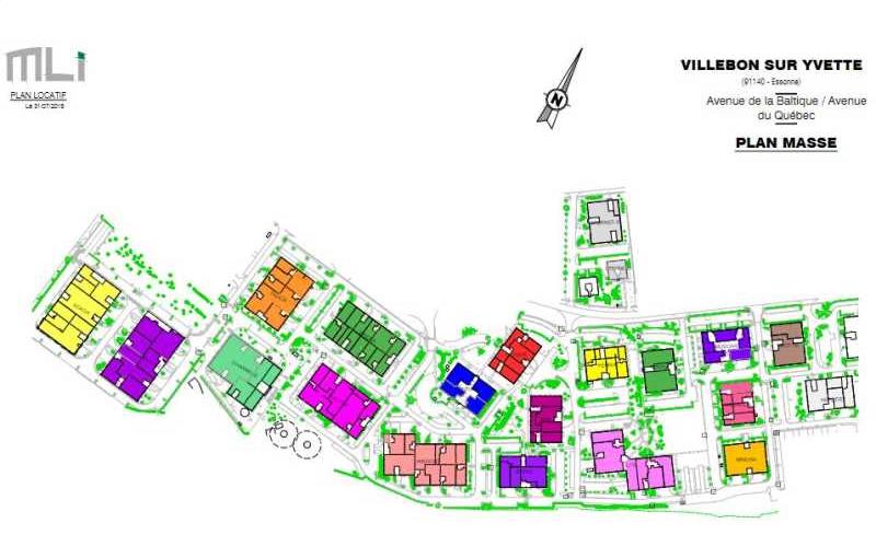 Location de bureau de 1 988 m² à Villebon-sur-Yvette - 91140 plan - 1