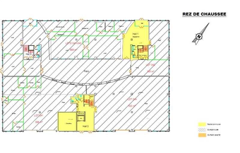 Location de bureau de 604 m² à Villebon-sur-Yvette - 91140 plan - 1