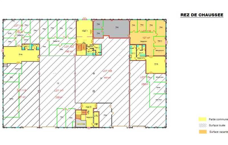 Location de bureau de 1 300 m² à Villebon-sur-Yvette - 91140 plan - 1