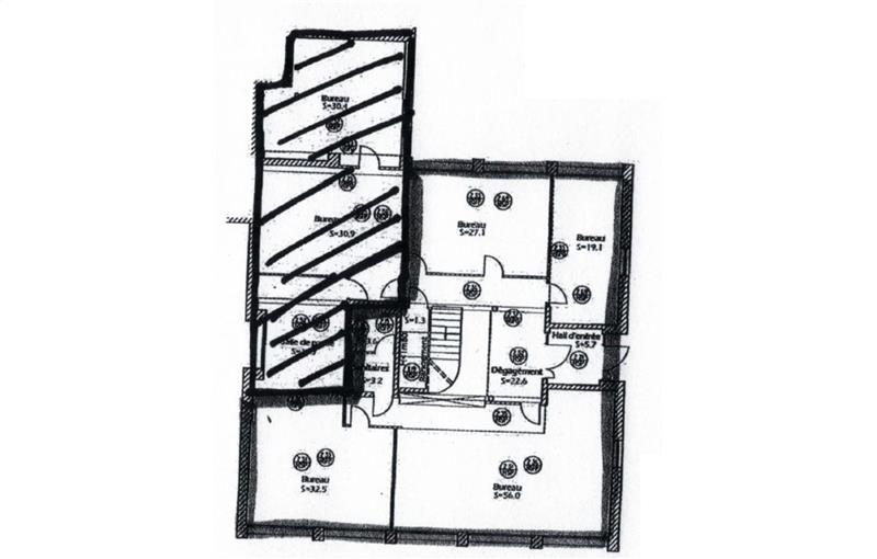 Location de bureau de 420 m² à Villeneuve-d'Ascq - 59491 plan - 1