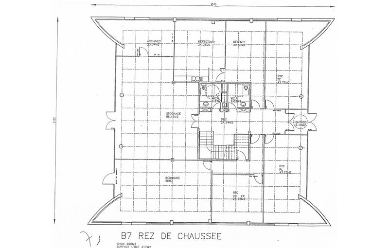 Location de bureau de 421 m² à Villeneuve-d'Ascq - 59491 plan - 1