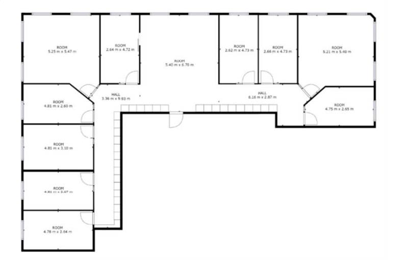 Location de bureau de 461 m² à Villeurbanne - 69100 plan - 1