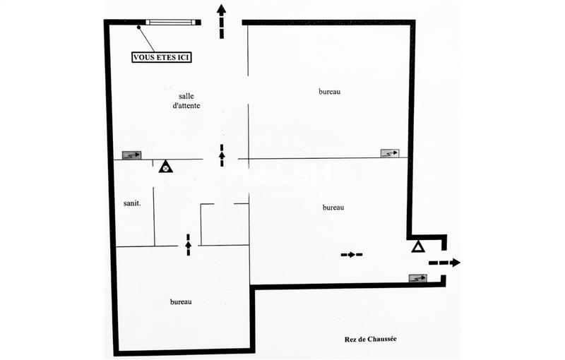 Location de bureau de 94 m² à Villeurbanne - 69100 plan - 1