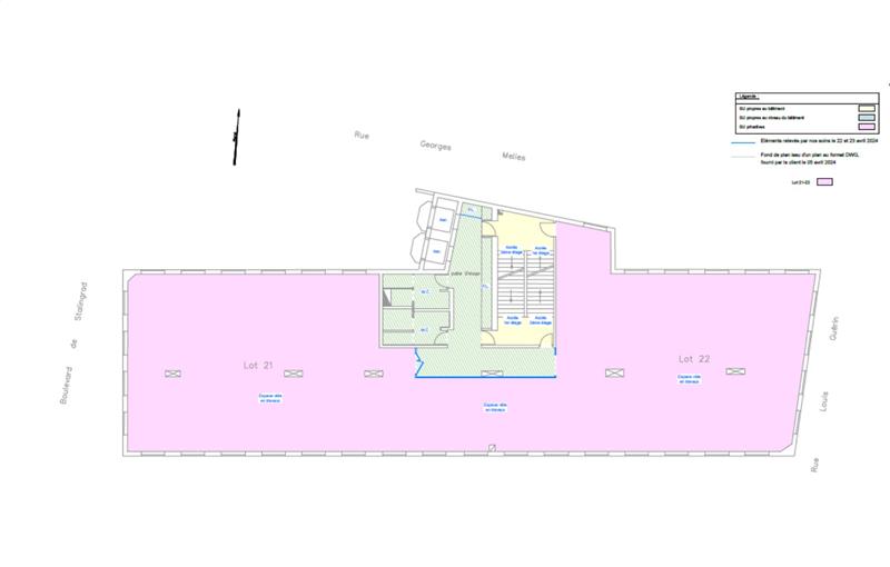 Location de bureau de 2 981 m² à Villeurbanne - 69100 plan - 1