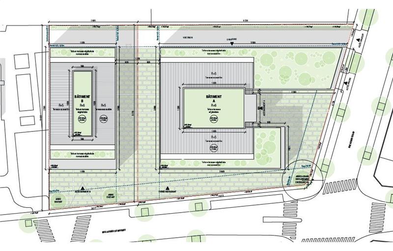 Location de bureau de 1 192 m² à Villeurbanne - 69100 plan - 1