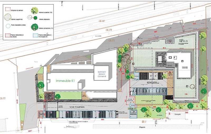 Location de bureau de 2 499 m² à Villeurbanne - 69100 plan - 1