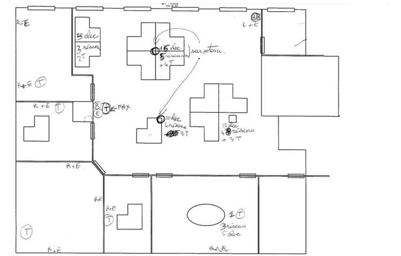 Location de bureau de 227 m² à Villeurbanne - 69100 plan - 1