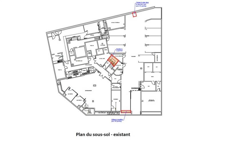 Location de bureau de 880 m² à Vincennes - 94300 plan - 1