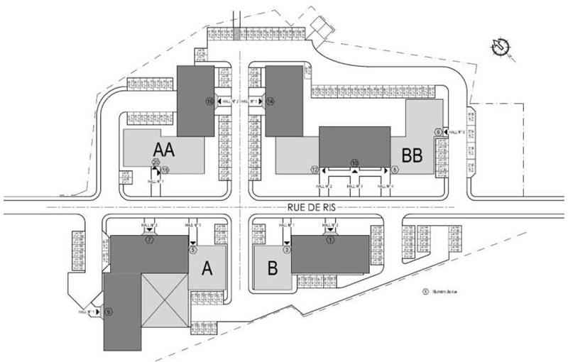 Location de bureau de 533 m² à Viry-Châtillon - 91170 plan - 1