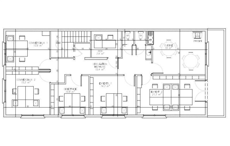 Location de bureau de 120 m² à Voiron - 38500 plan - 1